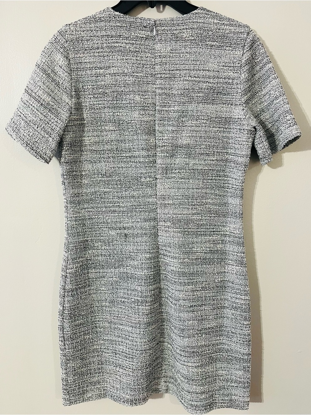 NWT Club Monaco Women's Shanice Dress $180 Textured Tweed Short Sleeve Shift M - Picture 6 of 10